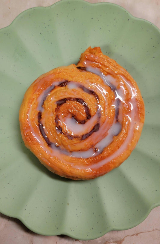 Zero calorie faux glazed coffee roll