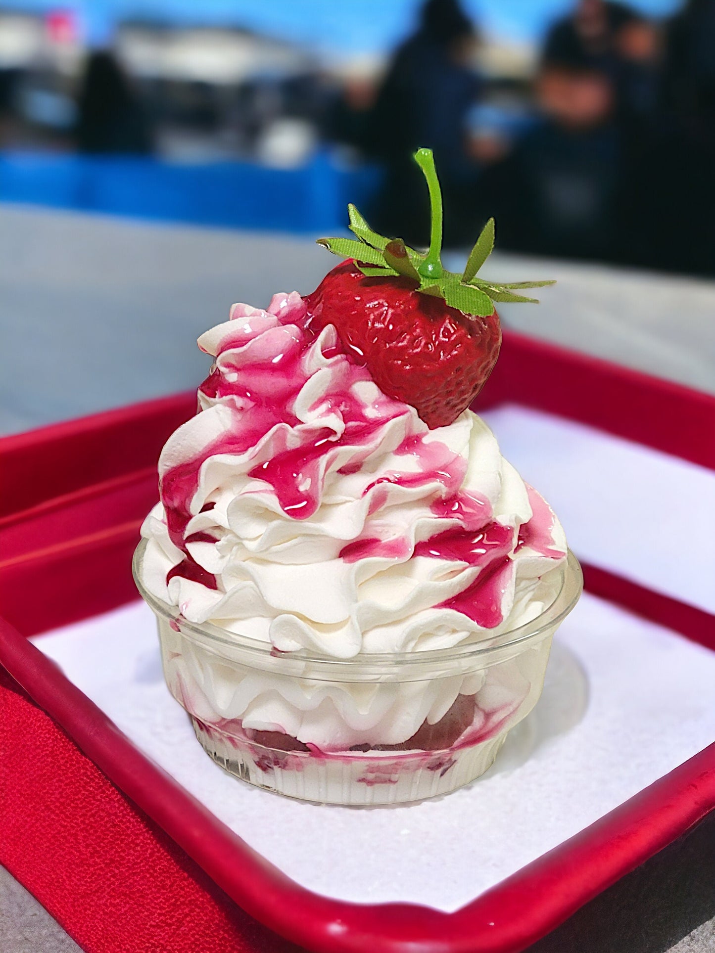 Zero calorie faux summer ice cream sundae