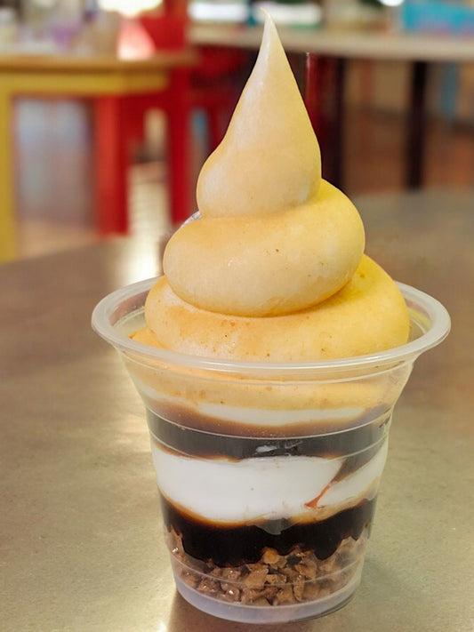 Zero calorie faux deluxe S'mores sundae!