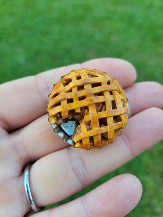Apple pie fridge magnets