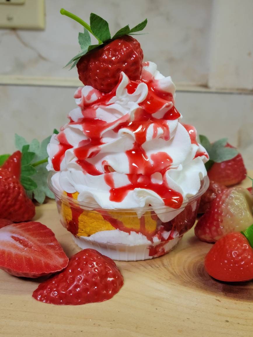 Zero calorie faux summer ice cream sundae