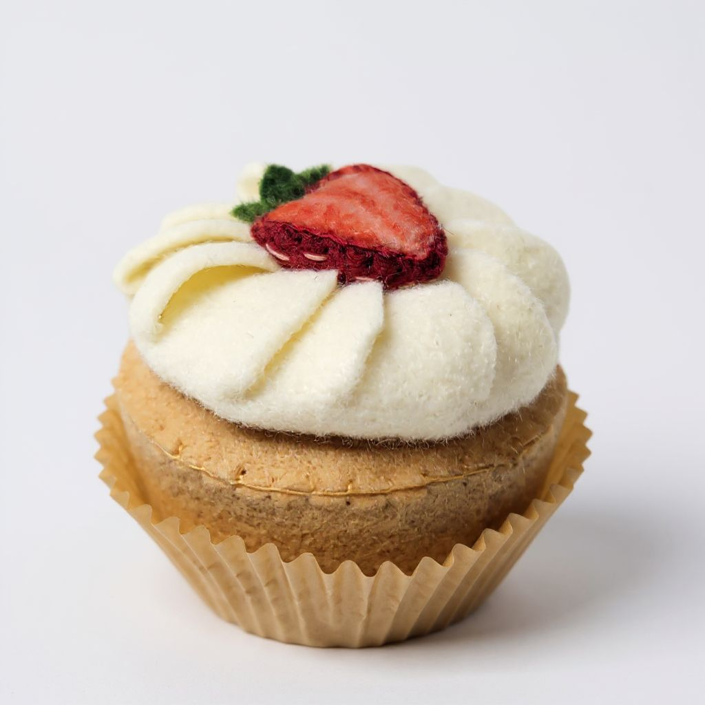 Felt cupcakes