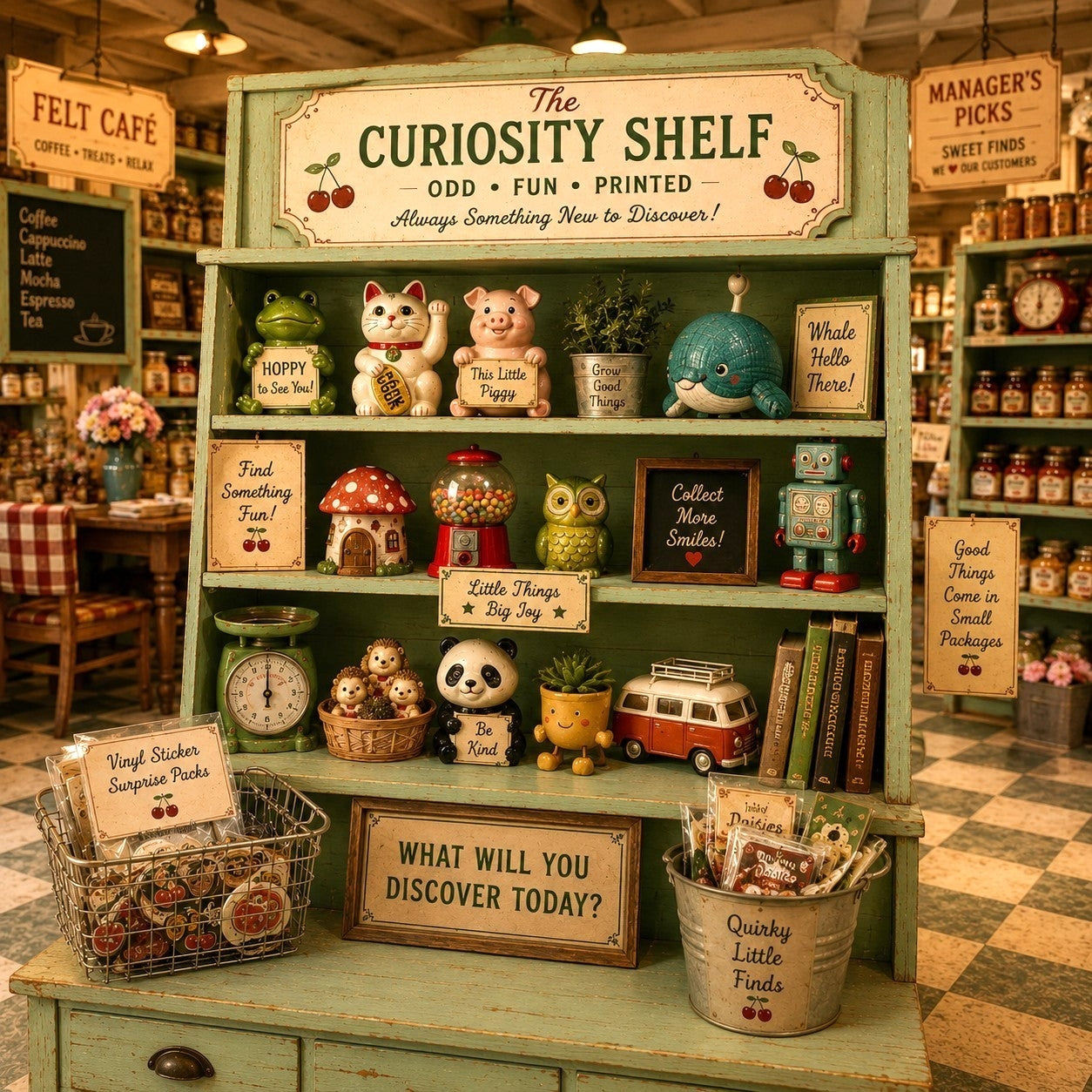 The Curiosity Shelf [3d printed]