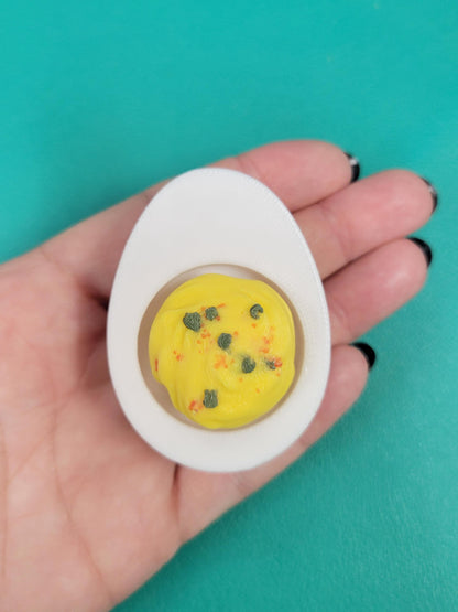 Deviled egg fidget clicker