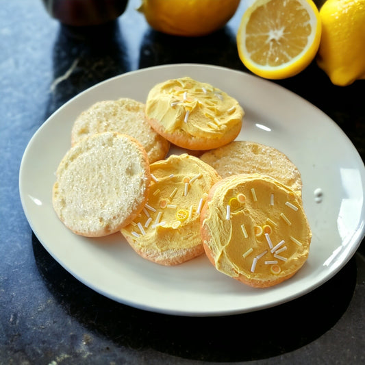 Zero calorie faux lemon sugar cookies (set of 6)