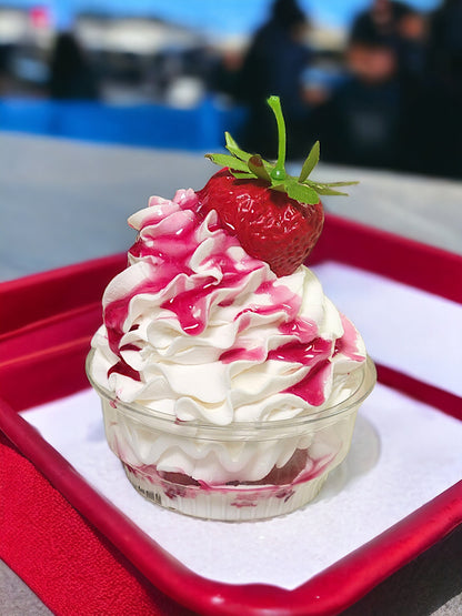 Zero calorie faux summer ice cream sundae