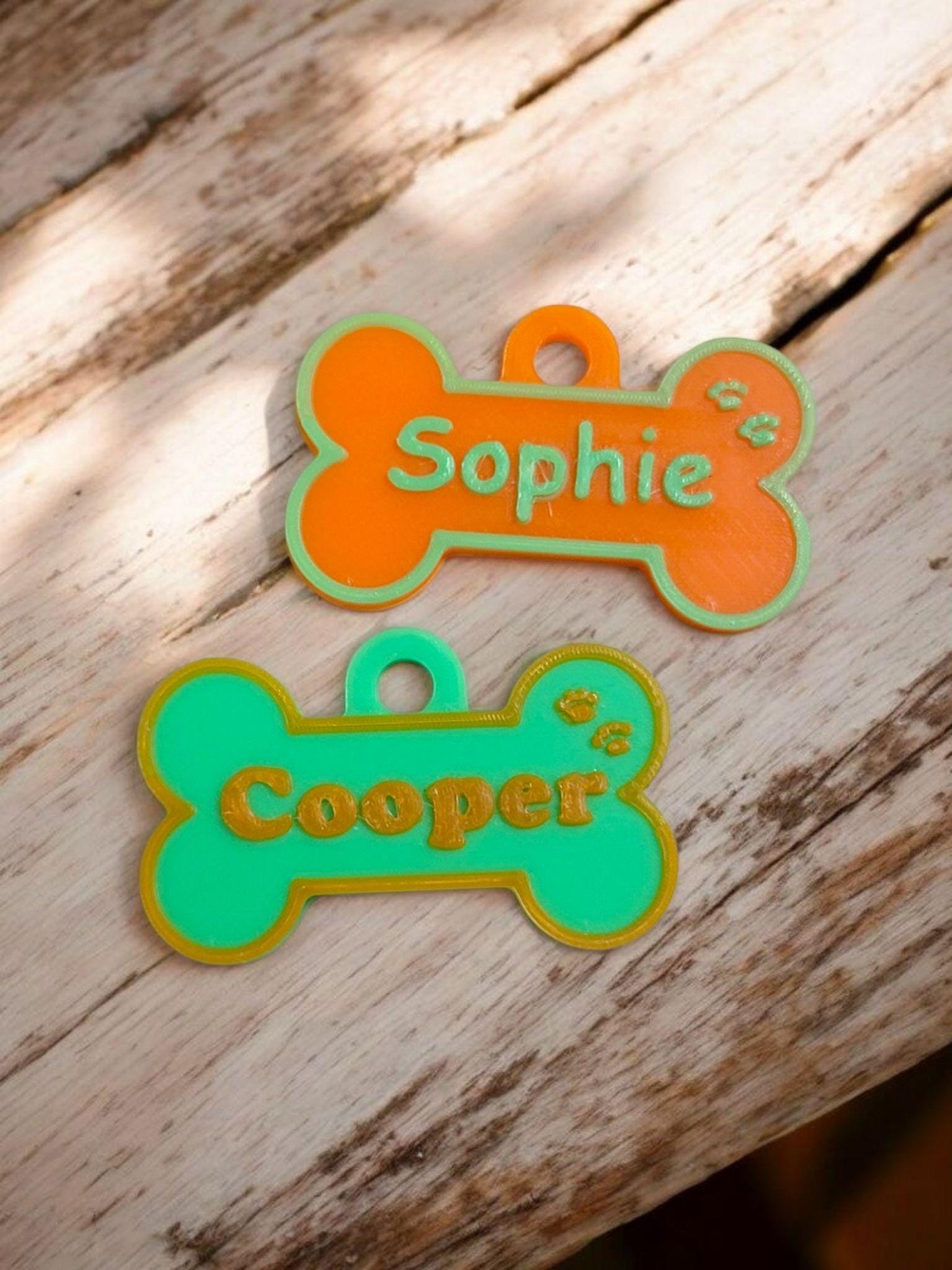 3d printed - custom dog tag