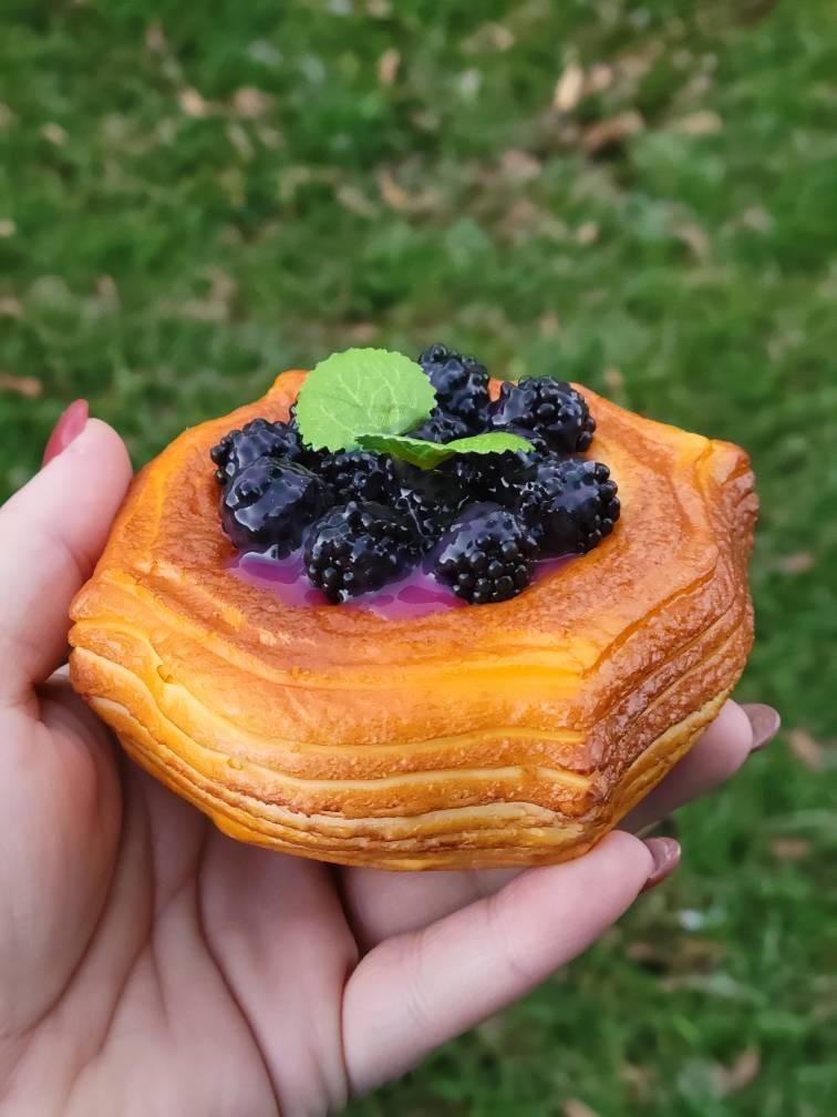 Zero calorie faux seasonal fruit pastry