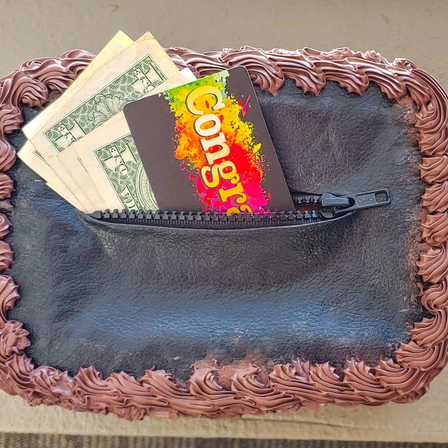 Zero calorie Faux mini sheet cake clutch - made to order