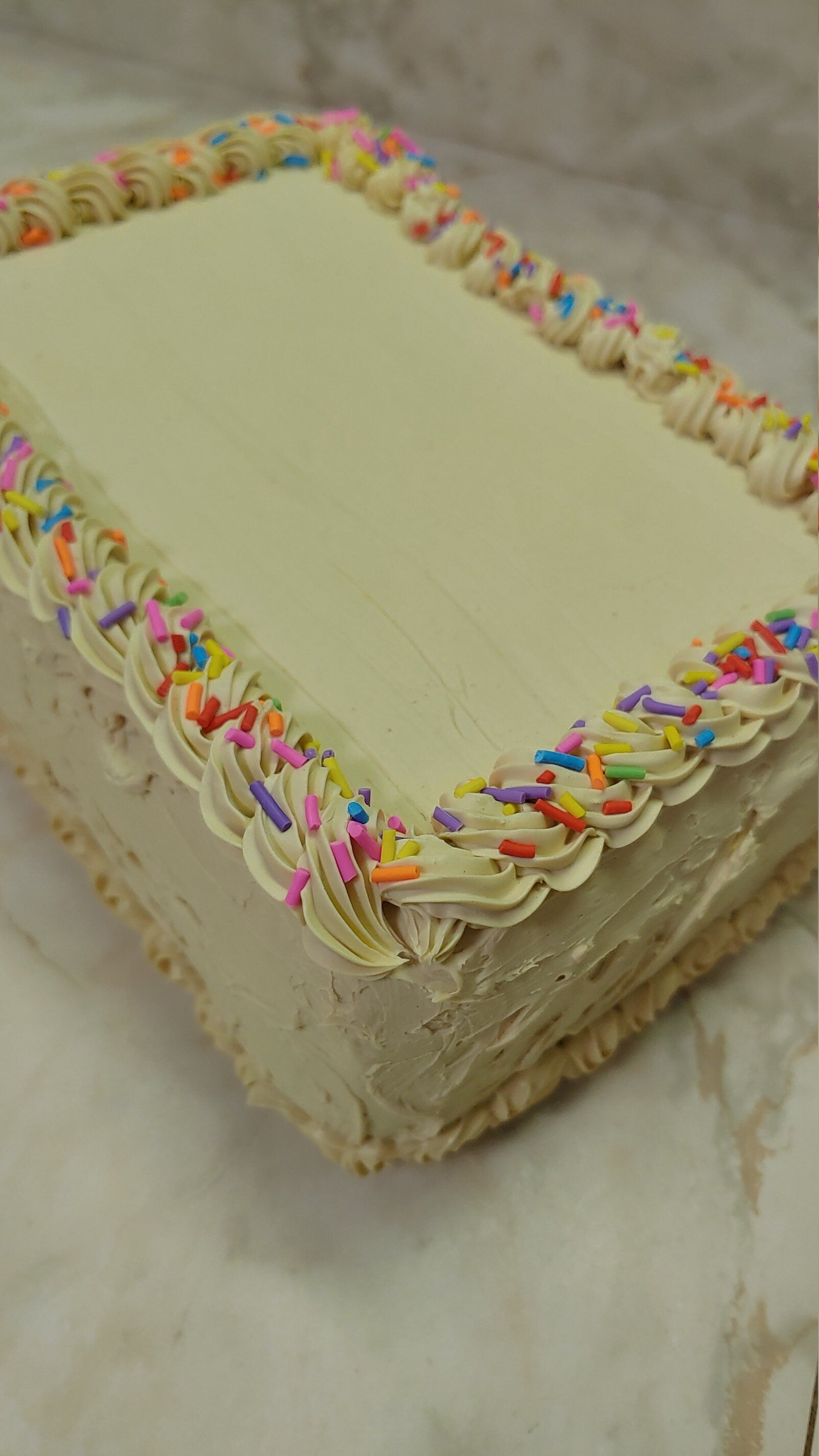 Zero calorie Faux mini sheet cake clutch - made to order