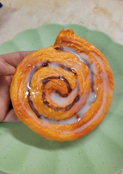 Zero calorie faux glazed coffee roll