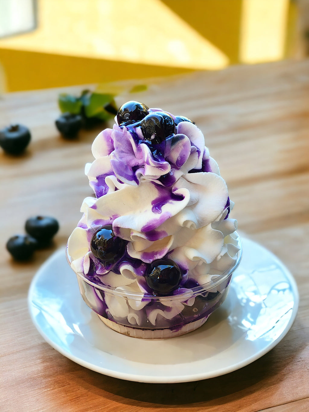Zero calorie faux summer ice cream sundae
