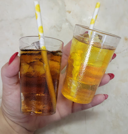 Zero calorie faux Mini summer drinks!