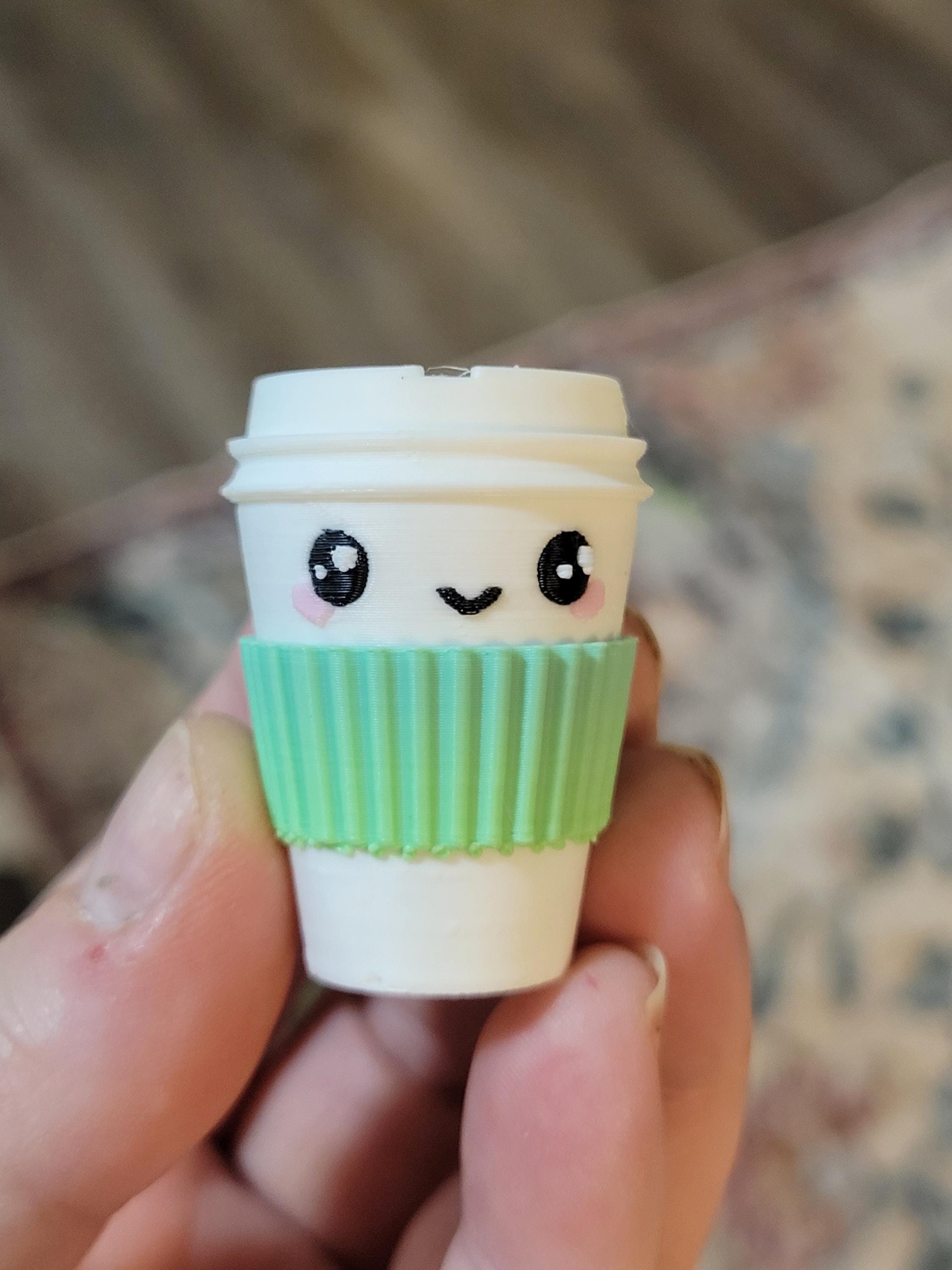 3d printed travel tic tac toe - coffee edition
