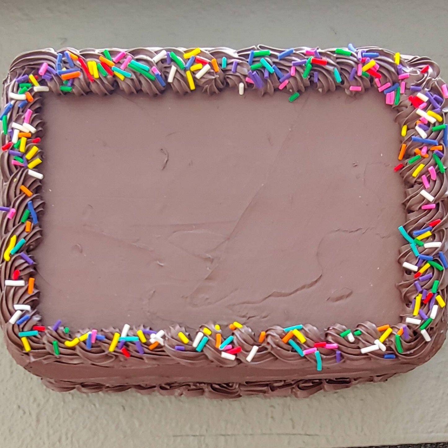 Zero calorie Faux mini sheet cake clutch - made to order