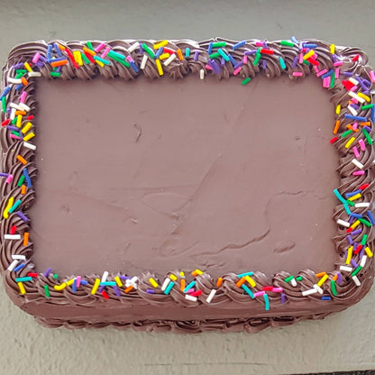 Zero calorie Faux mini sheet cake clutch - made to order