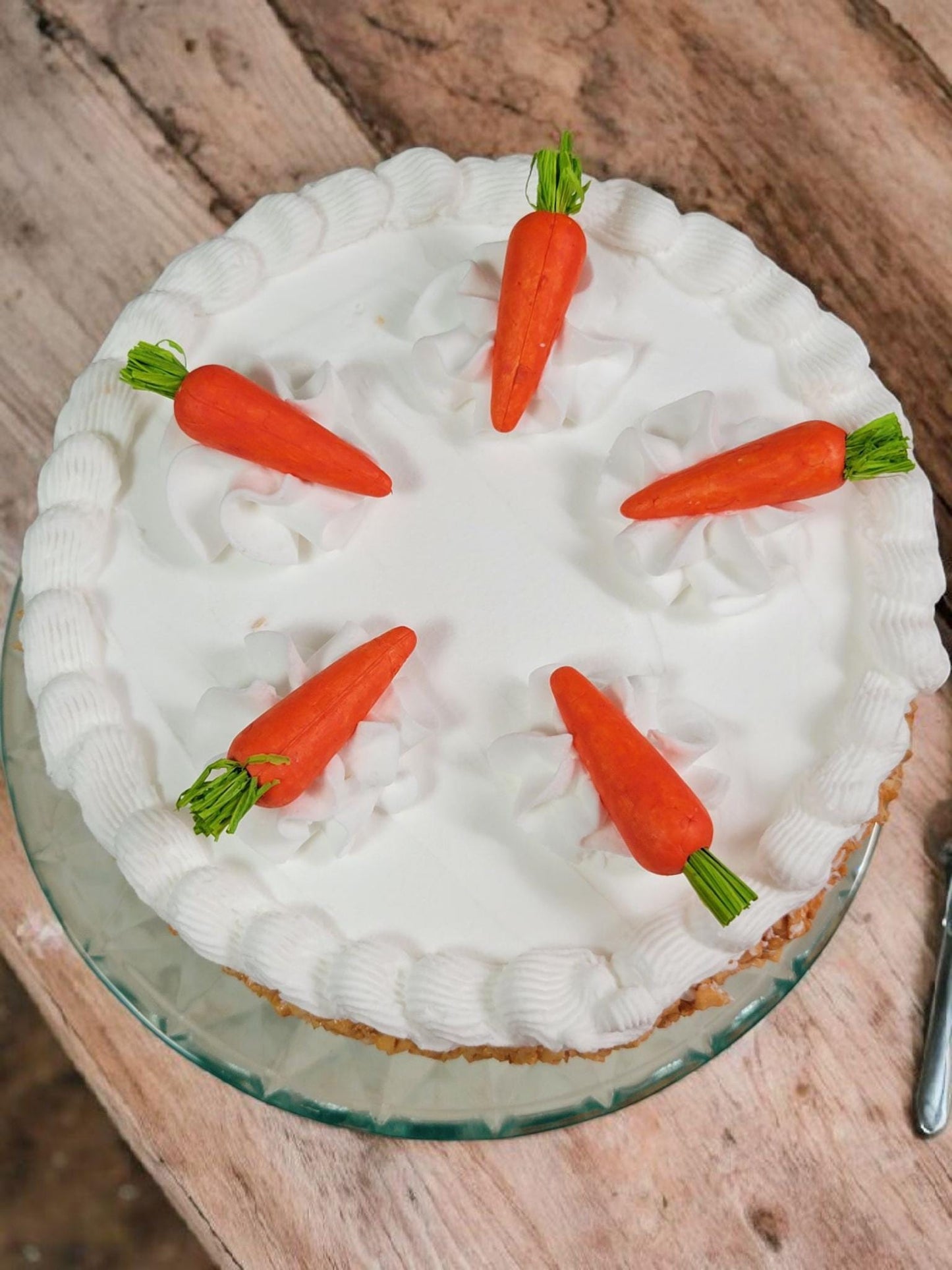 Zero calorie faux 6" carrot cake