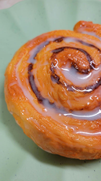 Zero calorie faux glazed coffee roll