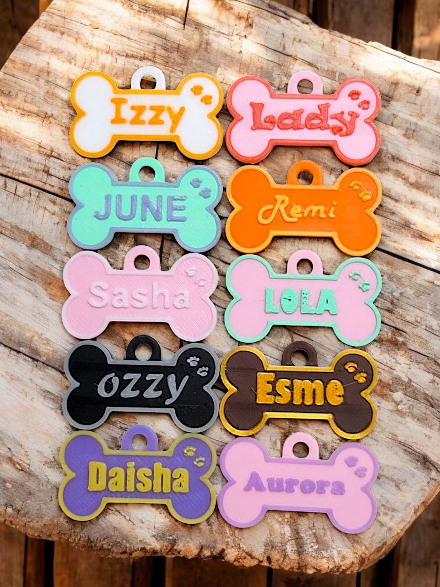 3d printed - custom dog tag