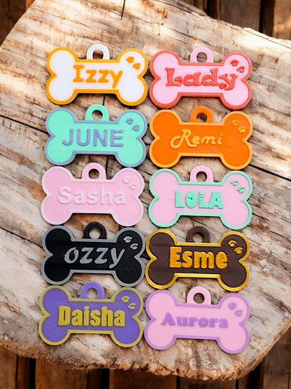 3d printed - custom dog tag