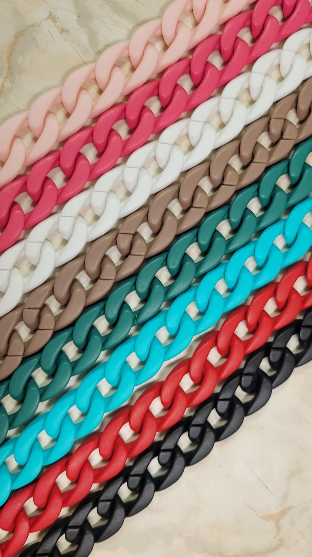 LONG Acrylic purse chains