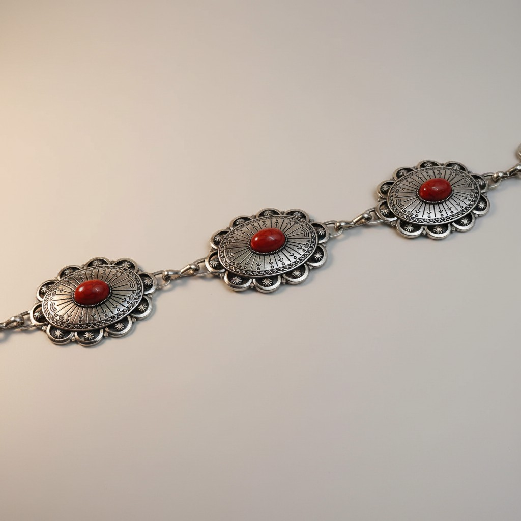 RED Concho purse chains