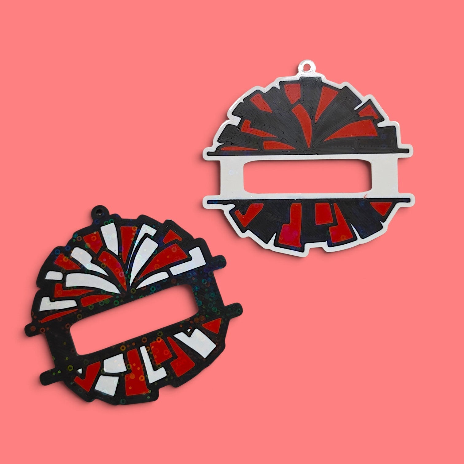 Team Spirit hair tie holder keychain - cheer