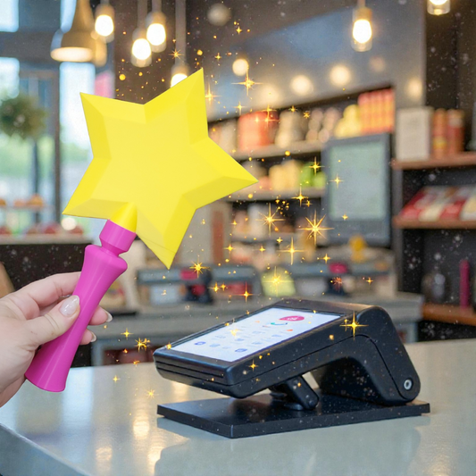 3d printed "Magic wand" for tap to pay purchases