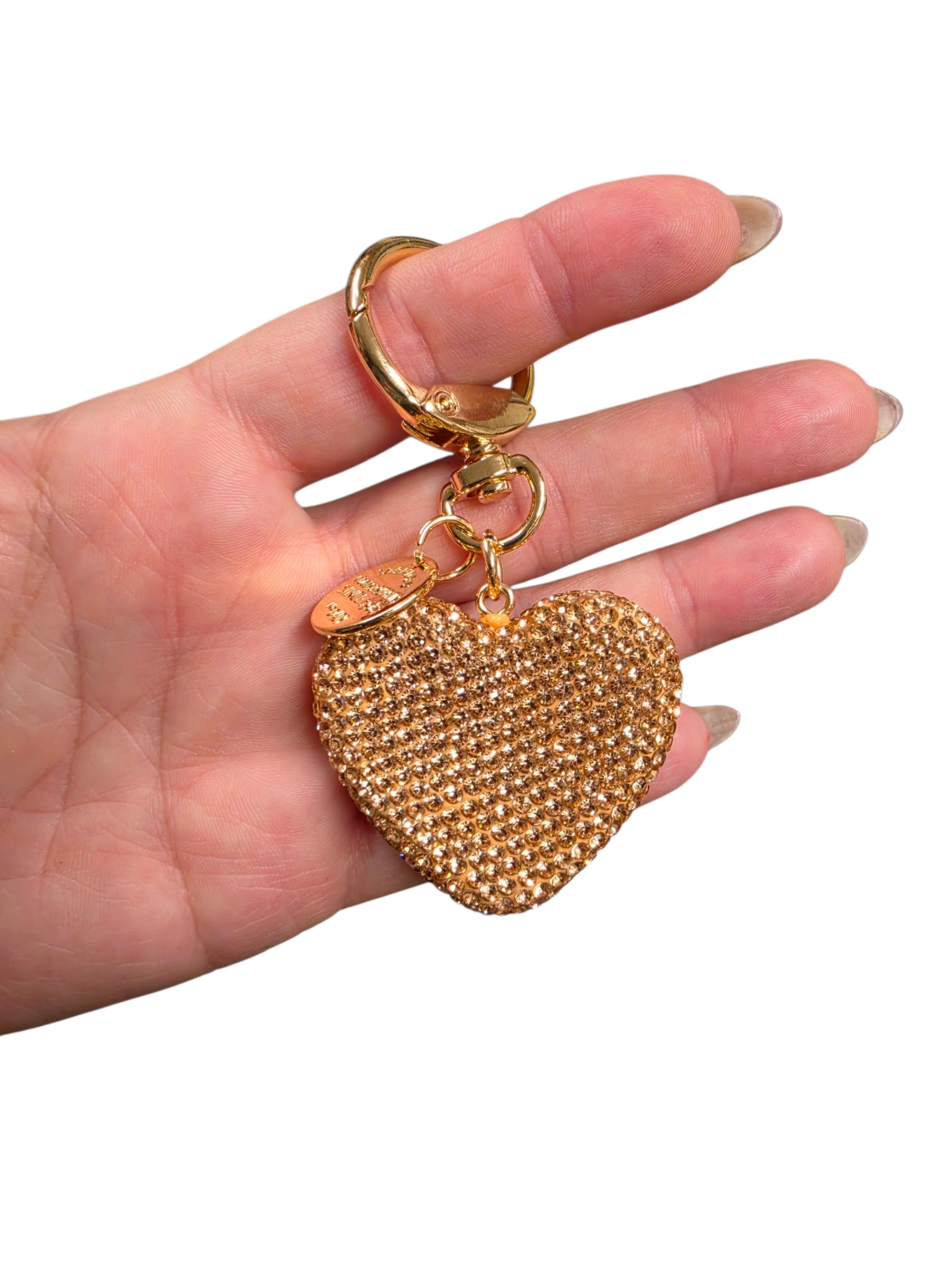 Add on - heart key chain