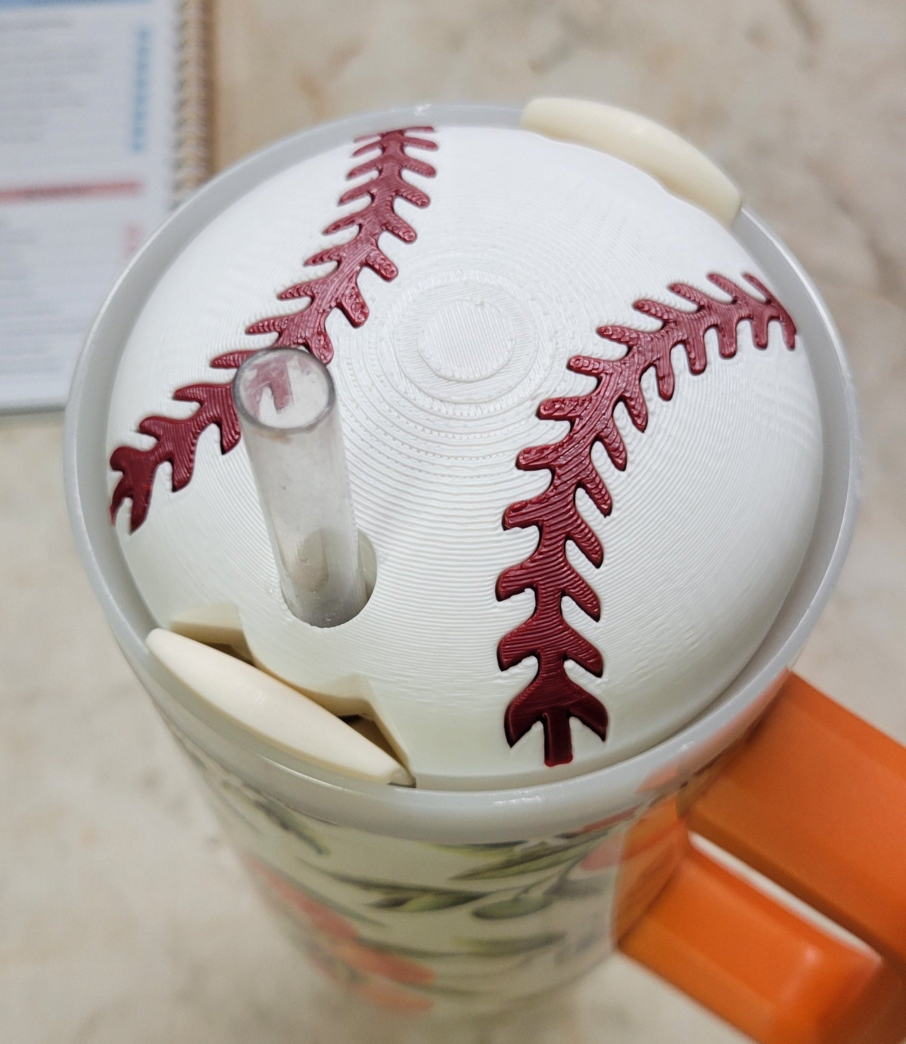 3d printed 40 oz tumbler topper baseball/ softball