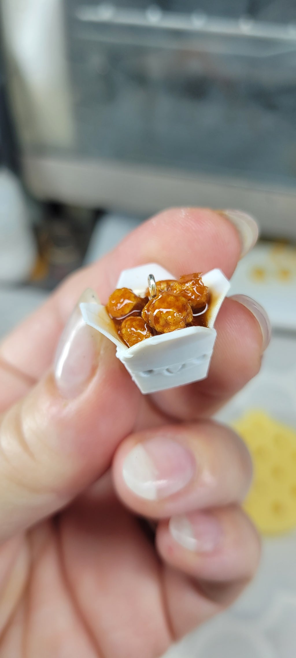 Chinese take-out earrings