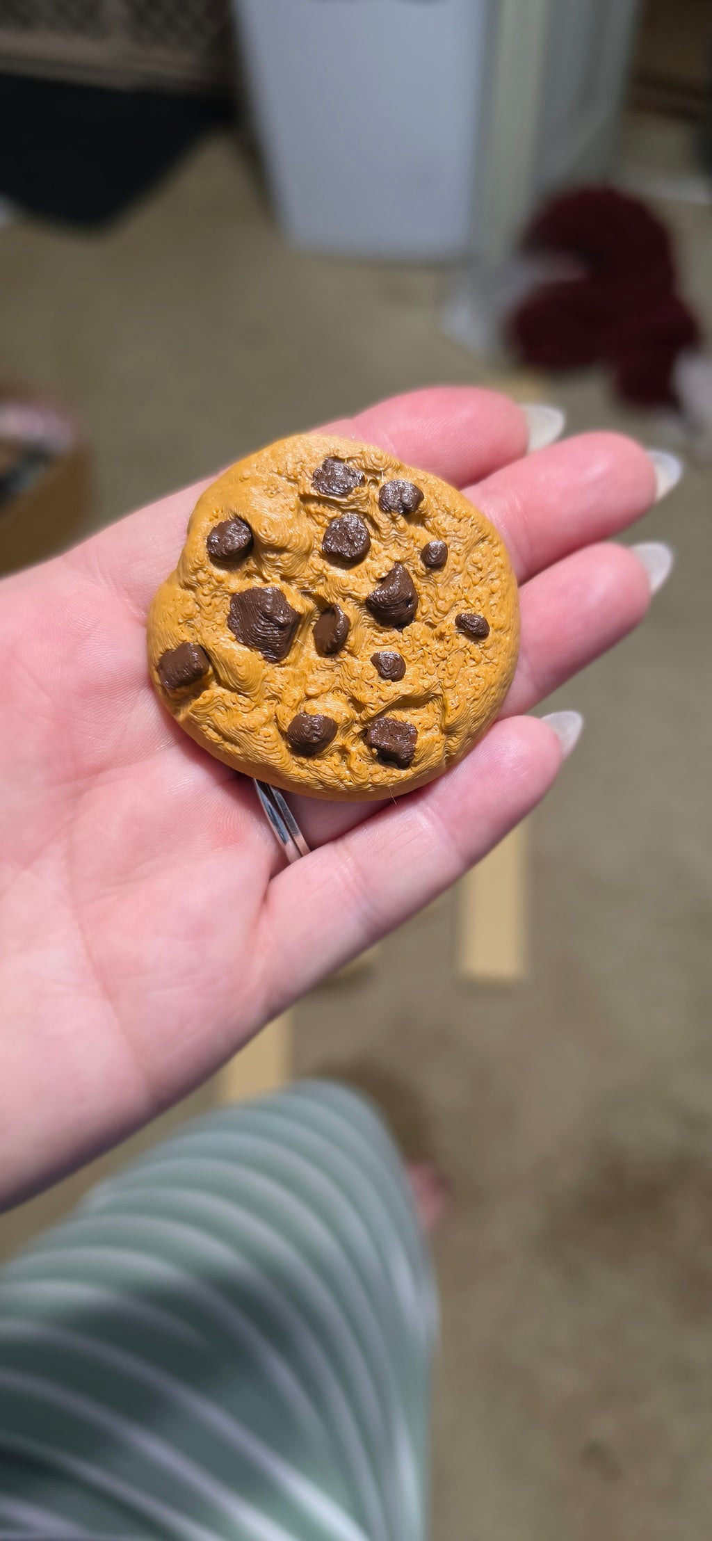 Mini Chocolate Chip cookie fridge magnets- set of 3