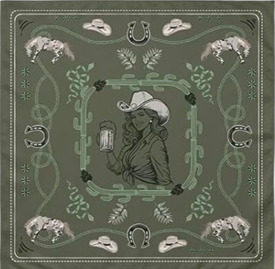 Western themed wild rags
