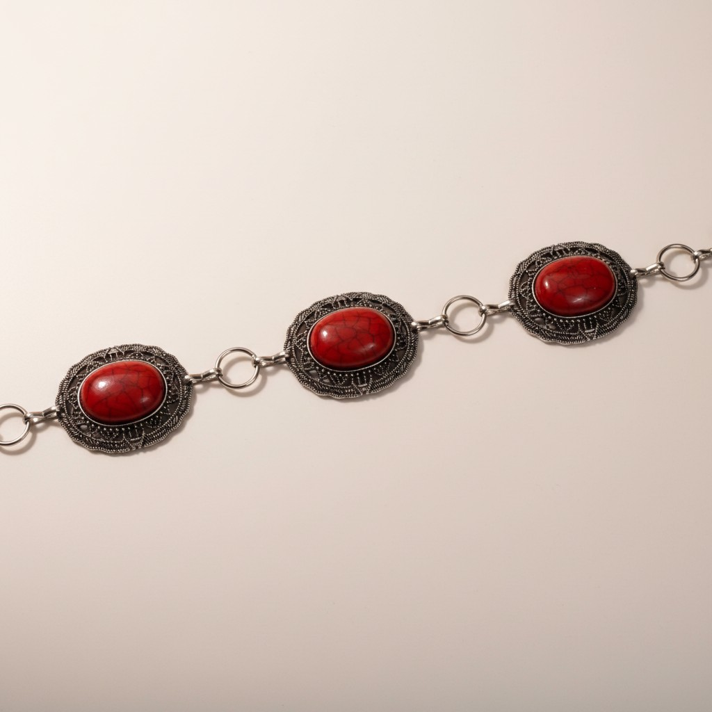 RED Concho purse chains