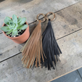Leather boot tassle