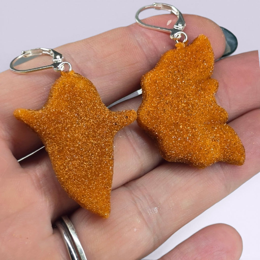 Limited Edition- Spooky nugget dangle earrings