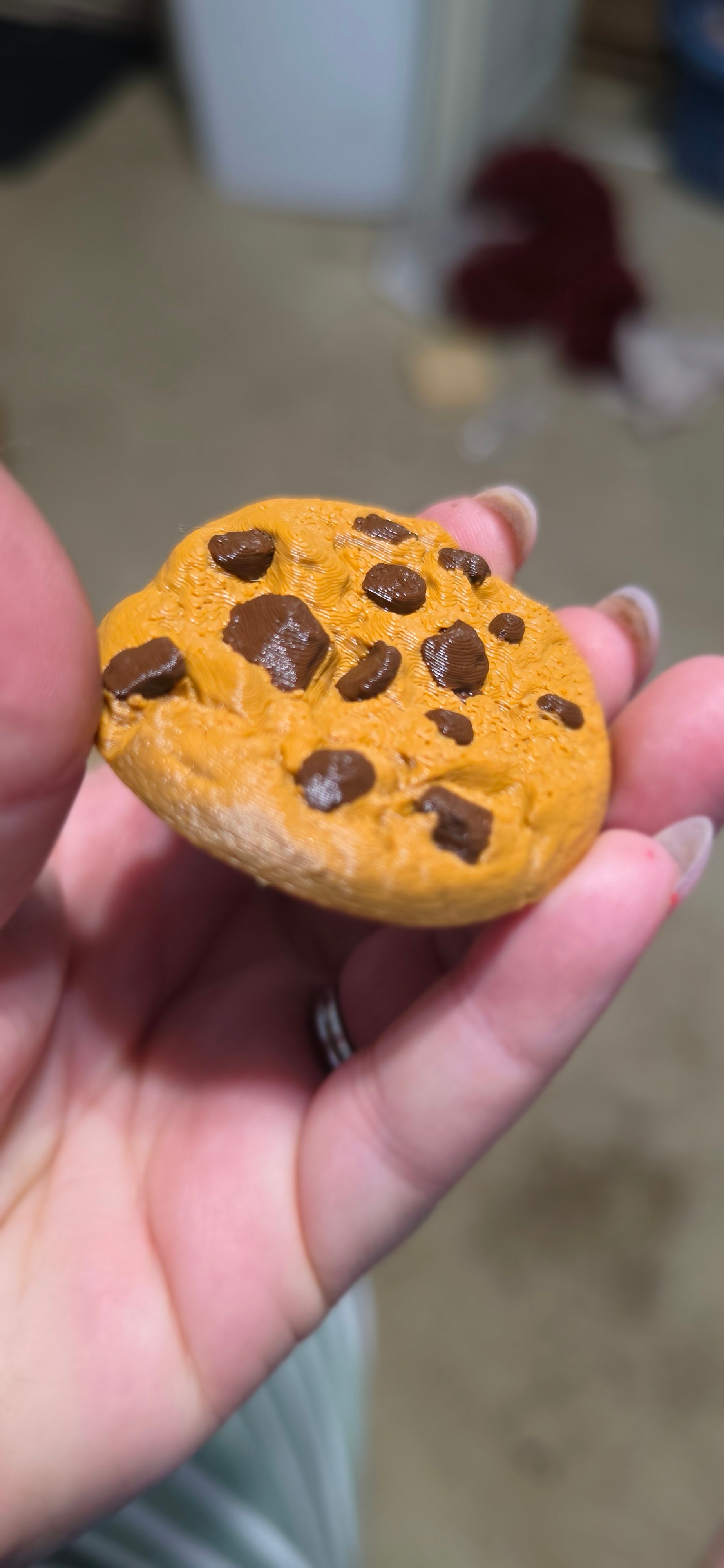 Mini Chocolate Chip cookie fridge magnets- set of 3
