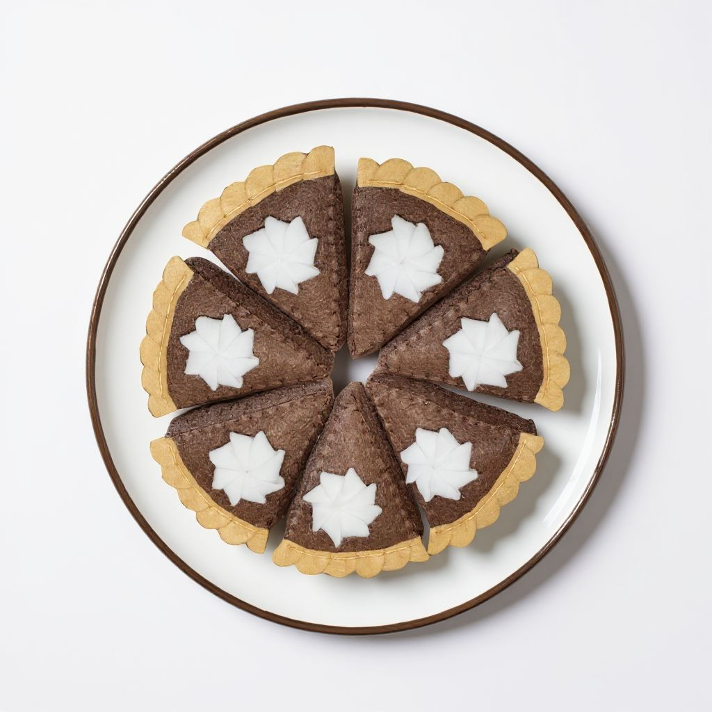 Felt pie slice
