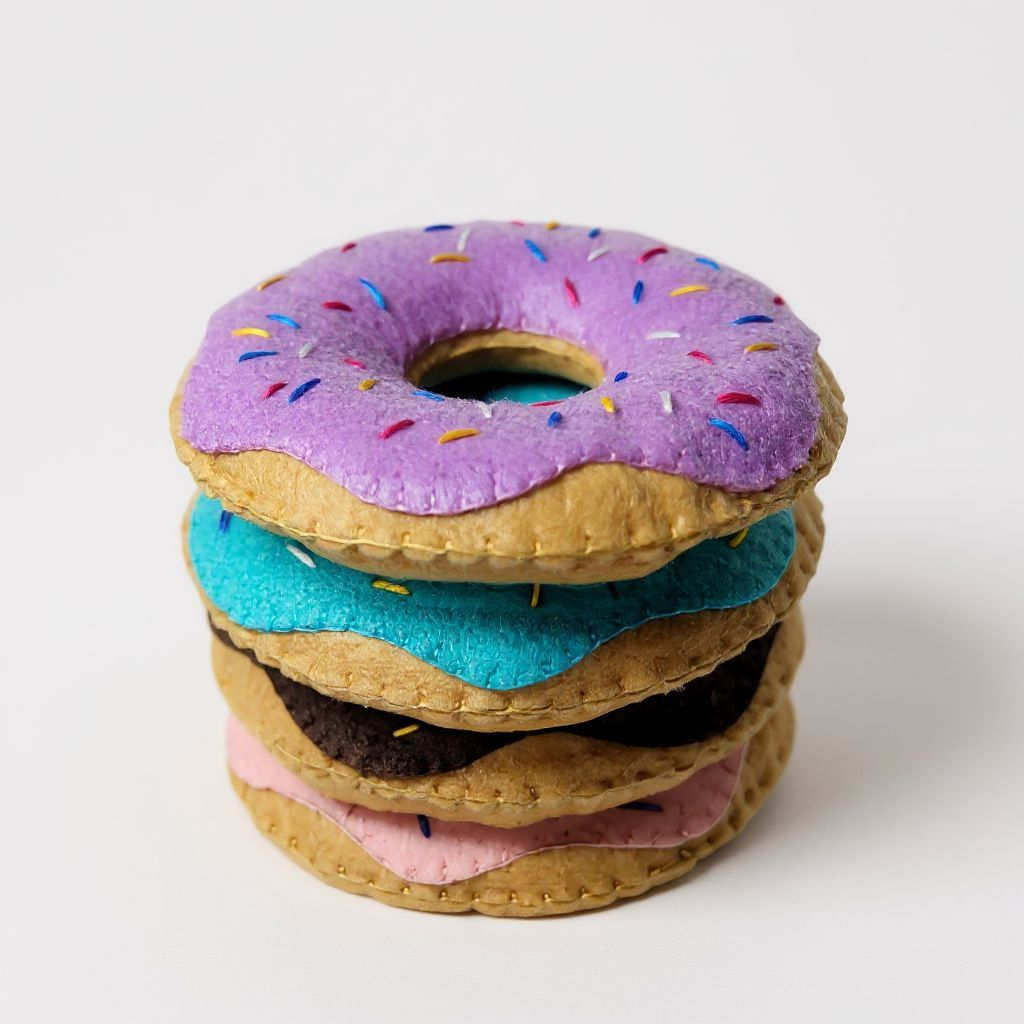Felt Donuts - set of 4