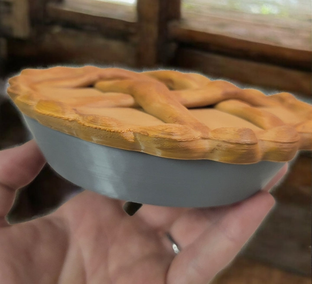 3d printed travel tic tac toe  - pie edition