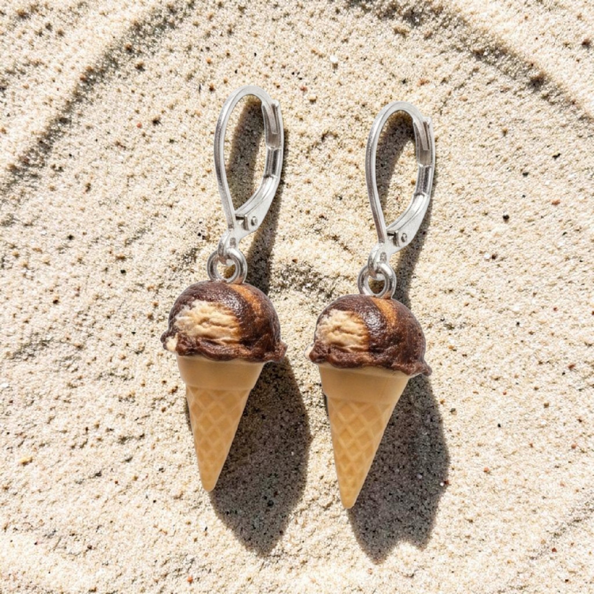 Ice cream cone earrings - totally customizable