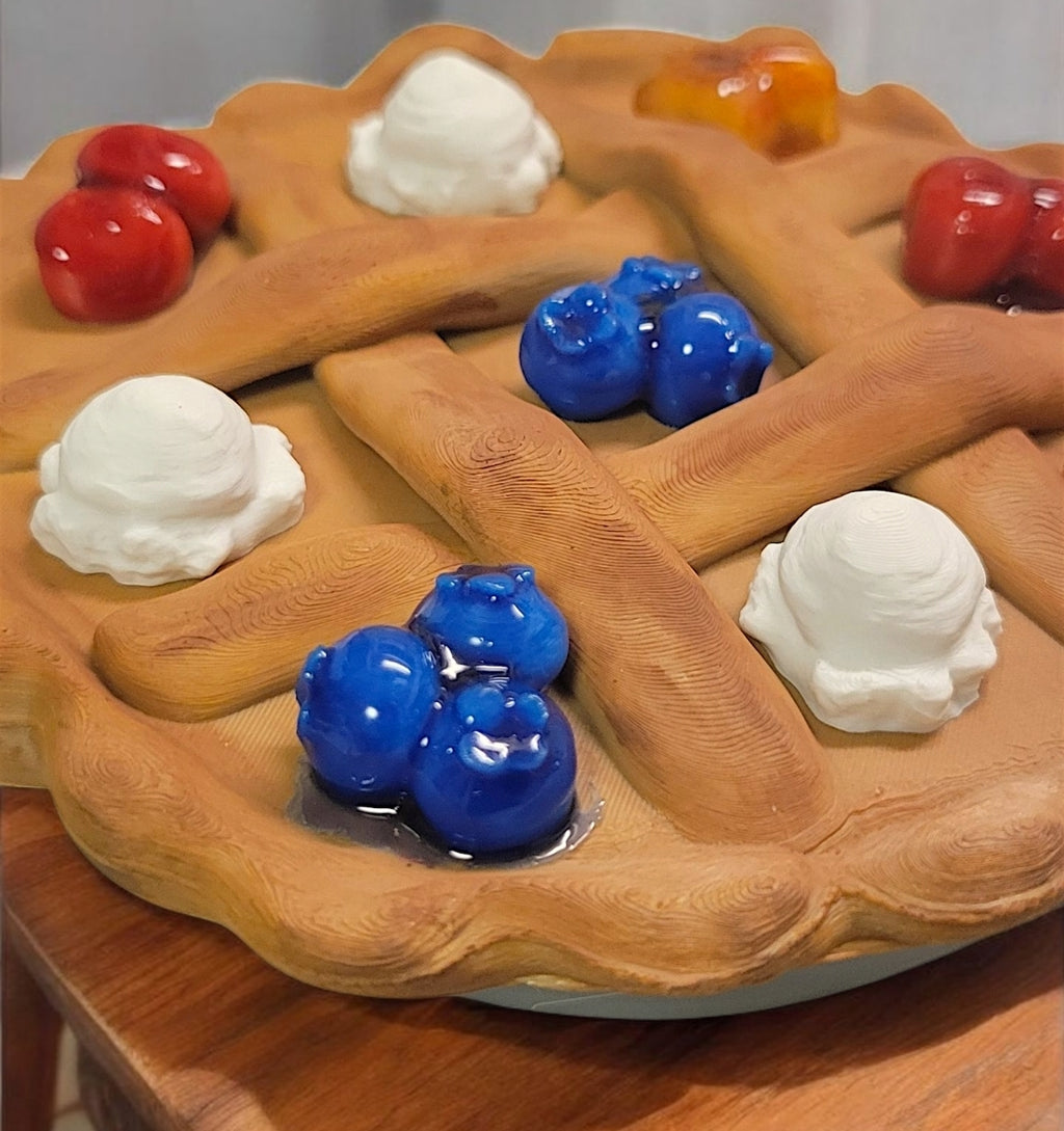 3d printed travel tic tac toe  - pie edition