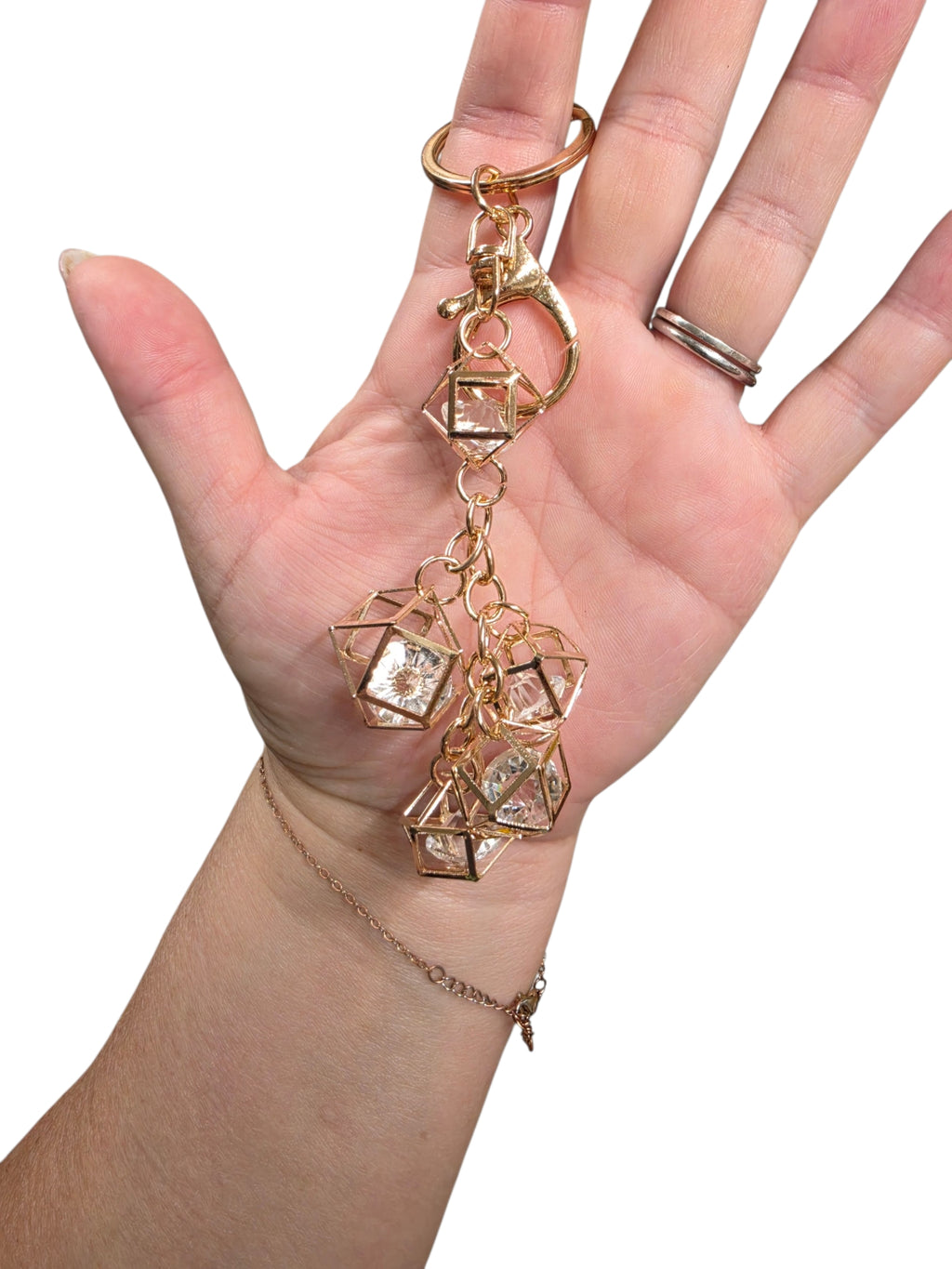 Add on - crystal dangle keychain