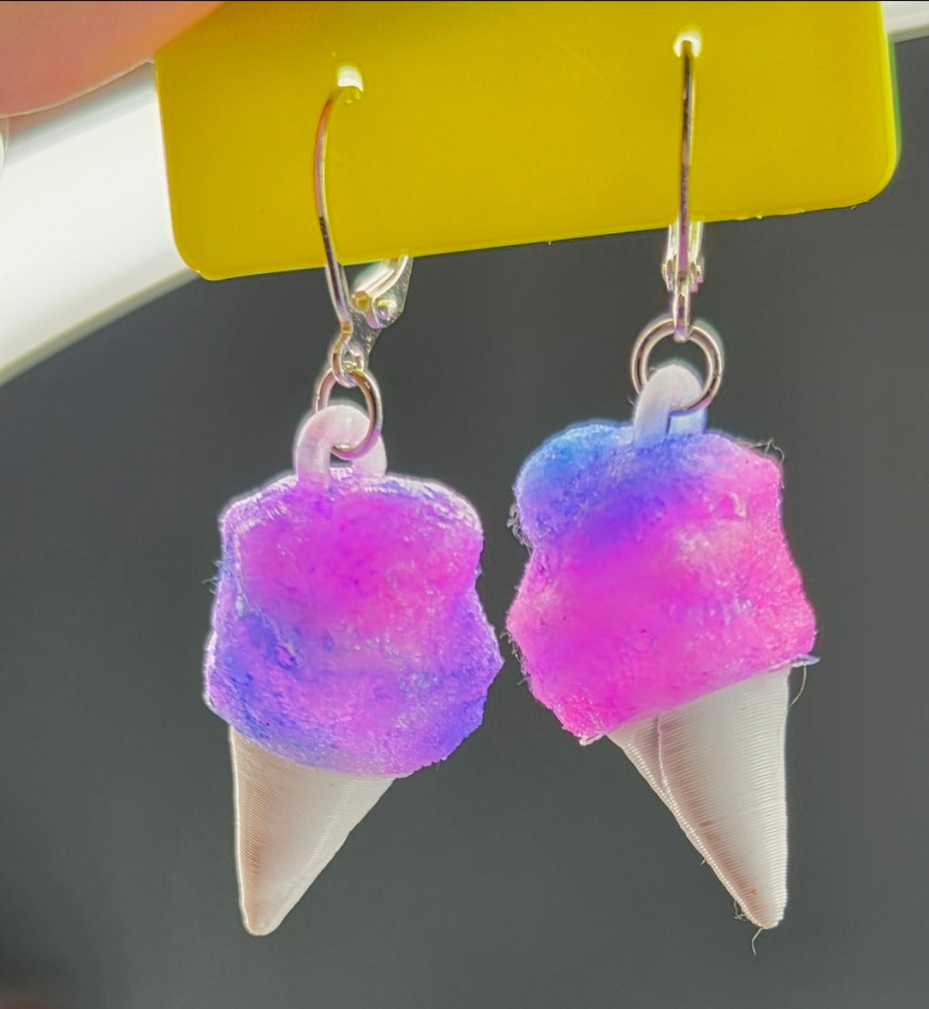 Cotton candy dreams earrings