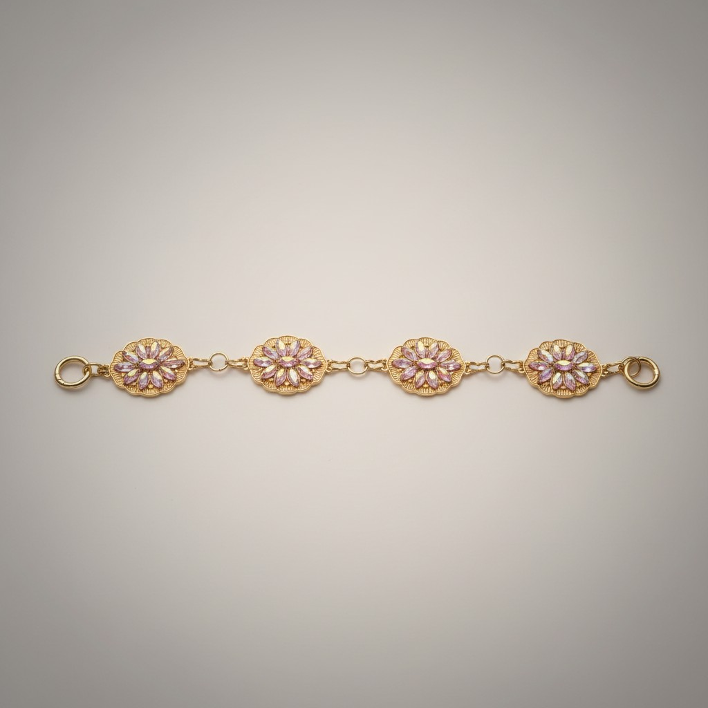 Pink cowgirl glam concho purse chain