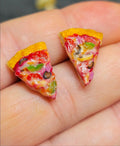 Mama Mia's pizza by the slice earrings