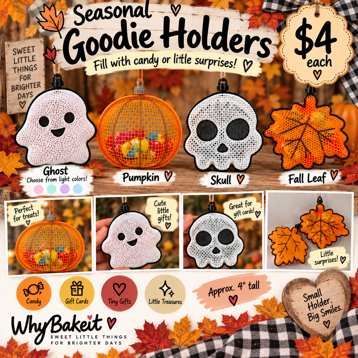 👻 Seasonal goodie holder 💀