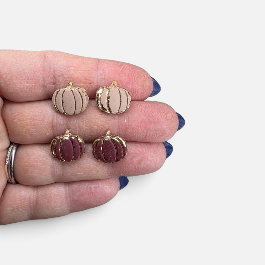 Pick 2 - pumpkin earrings
